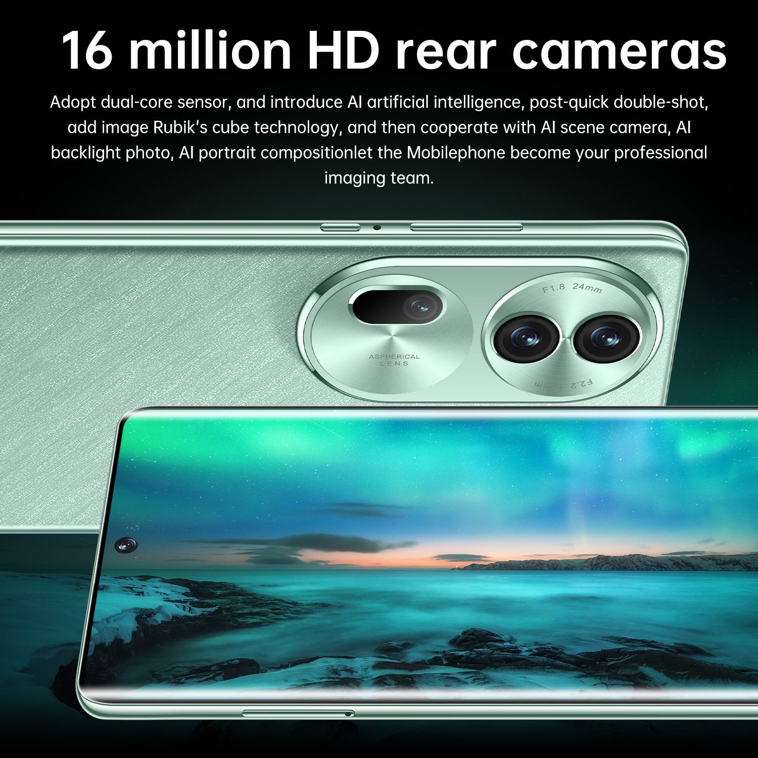 Global Version Reno11 Pro 4G Mobile Phone 6.53"HD Screen MTK6739 Quad-Core 3800mAh Battery 2A OTG SuperCharge Smartphone